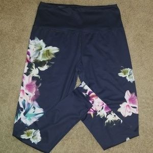 Pural Floral Ink High Waist Leggings